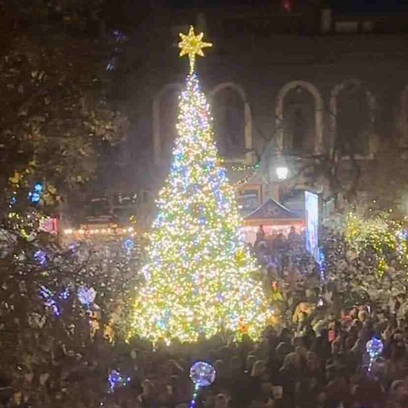 Parade and tree lighting